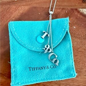 Tiffany & Co. Silver Necklace with Turquoise Pendant